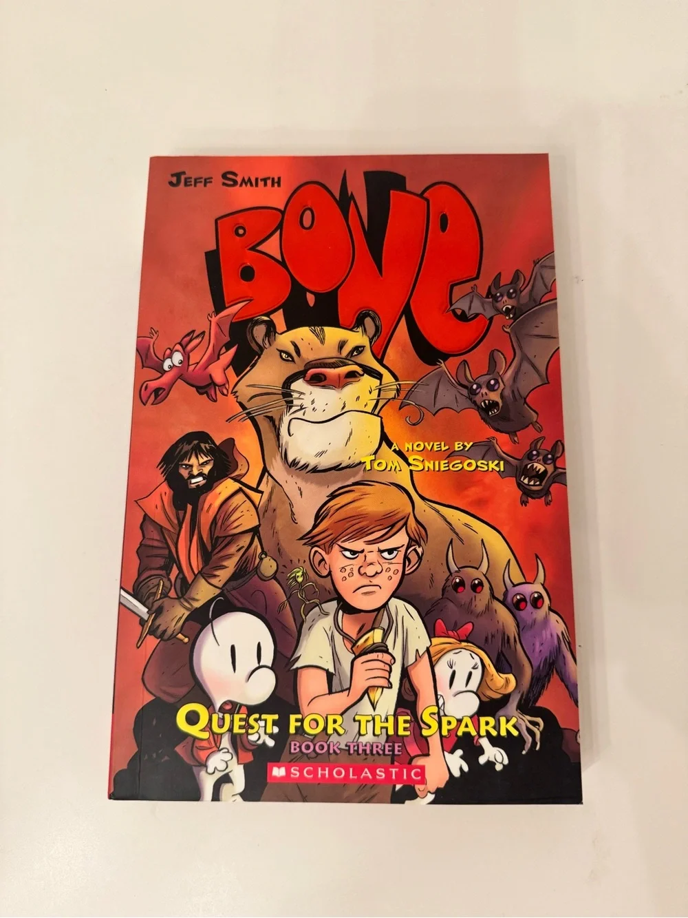 Bone: Quest For The Spark Adventure Books (Book 1, 2, and 3) Scholastic (3-pack)